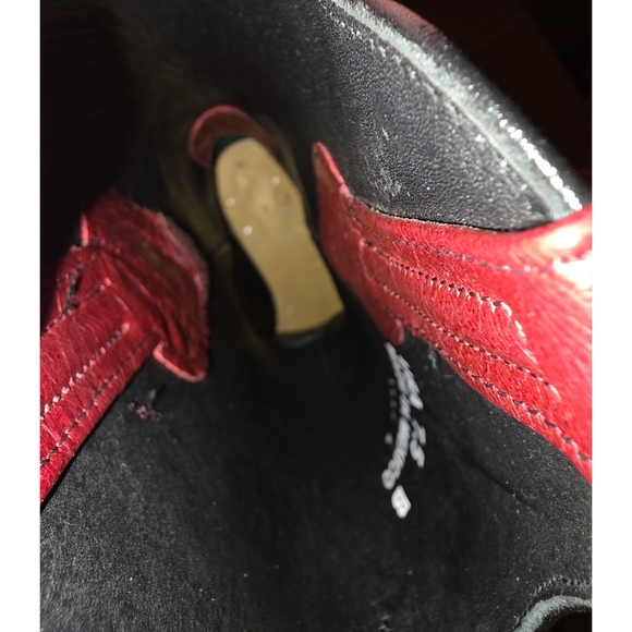 Black Star Marfa Western Boots - Snip Toe in Cherry Color SIZE 7.5 - Picture 11 of 14